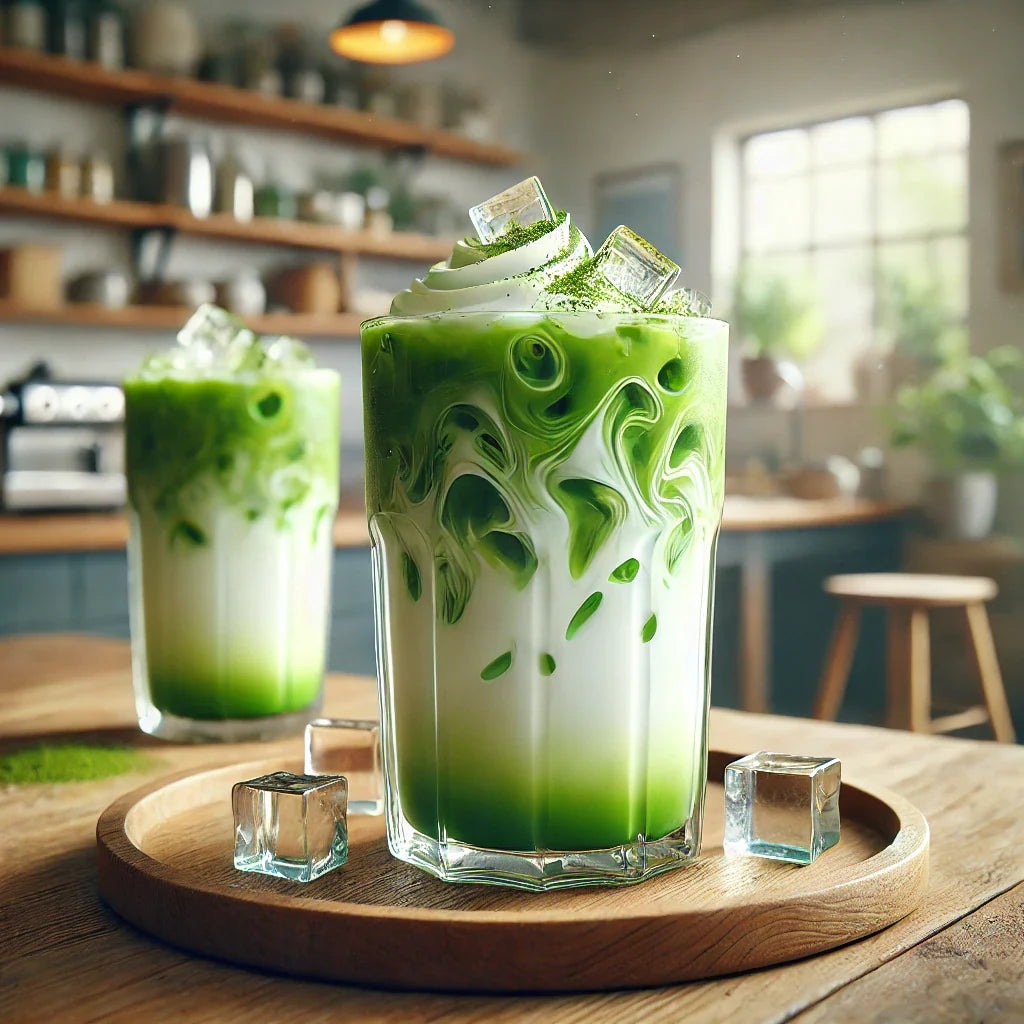 Cream Top Matcha + Protein Latte