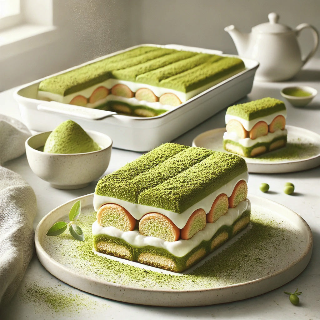 Matcha + Protein Tiramisu