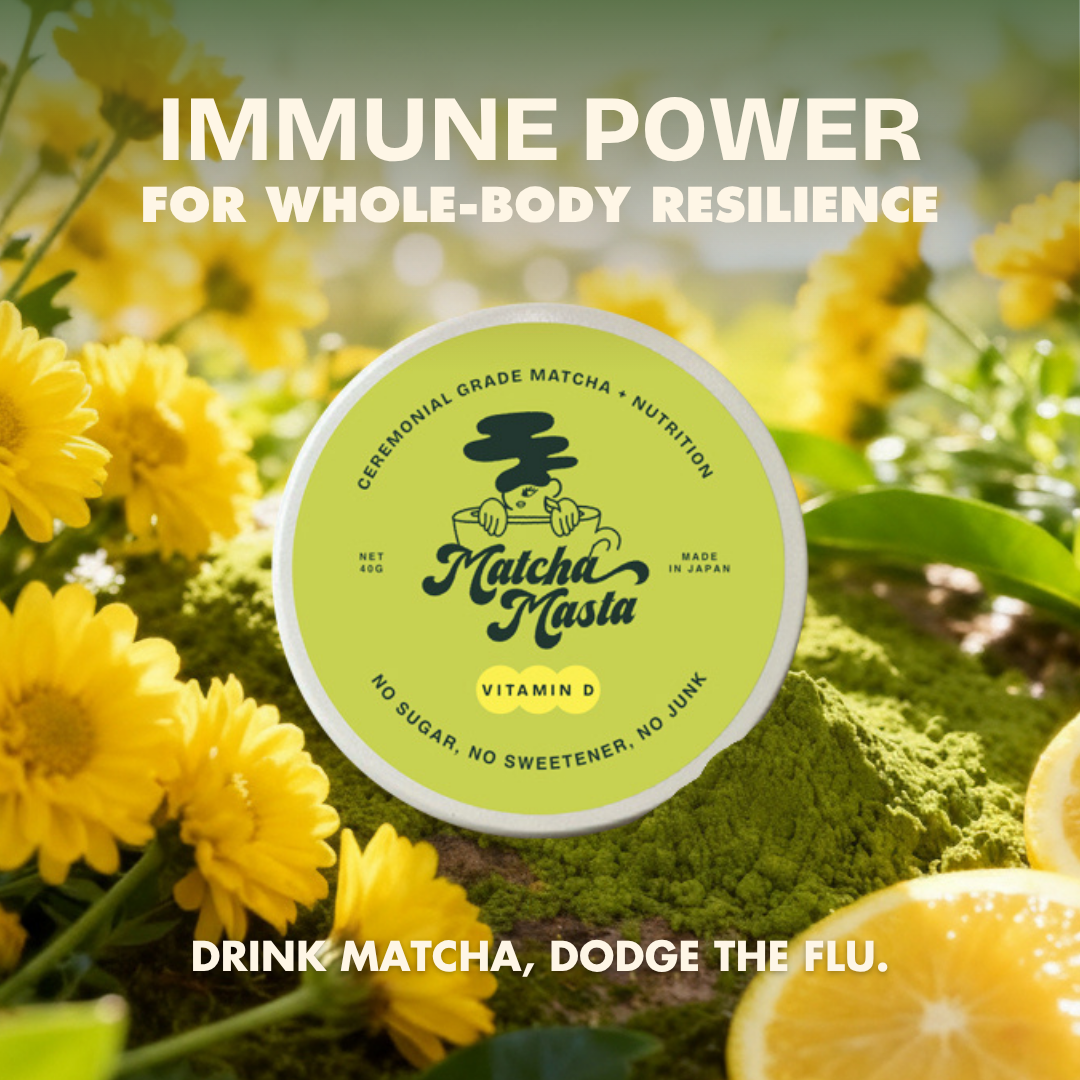 Matcha + Vitamin D 6-Piece Set: Pink Pomelo