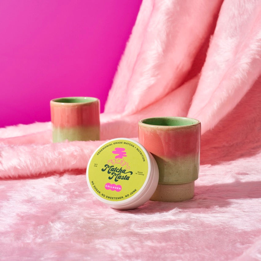 Hot Matcha + Collagen Mug Set