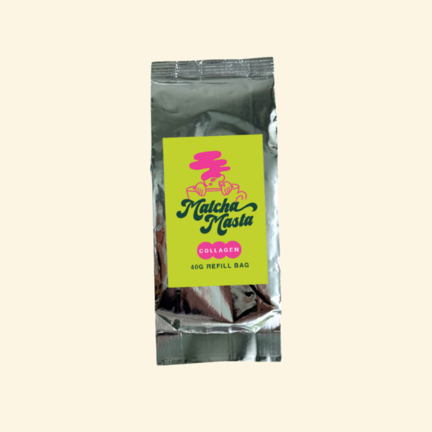 Matcha + Collagen Refill Bag (40g)