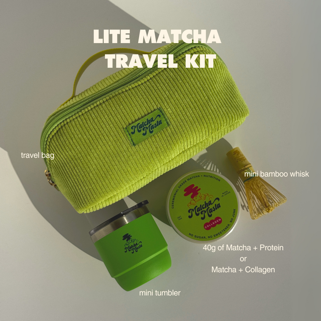 Matcha + Protein Lite Matcha Travel Kit