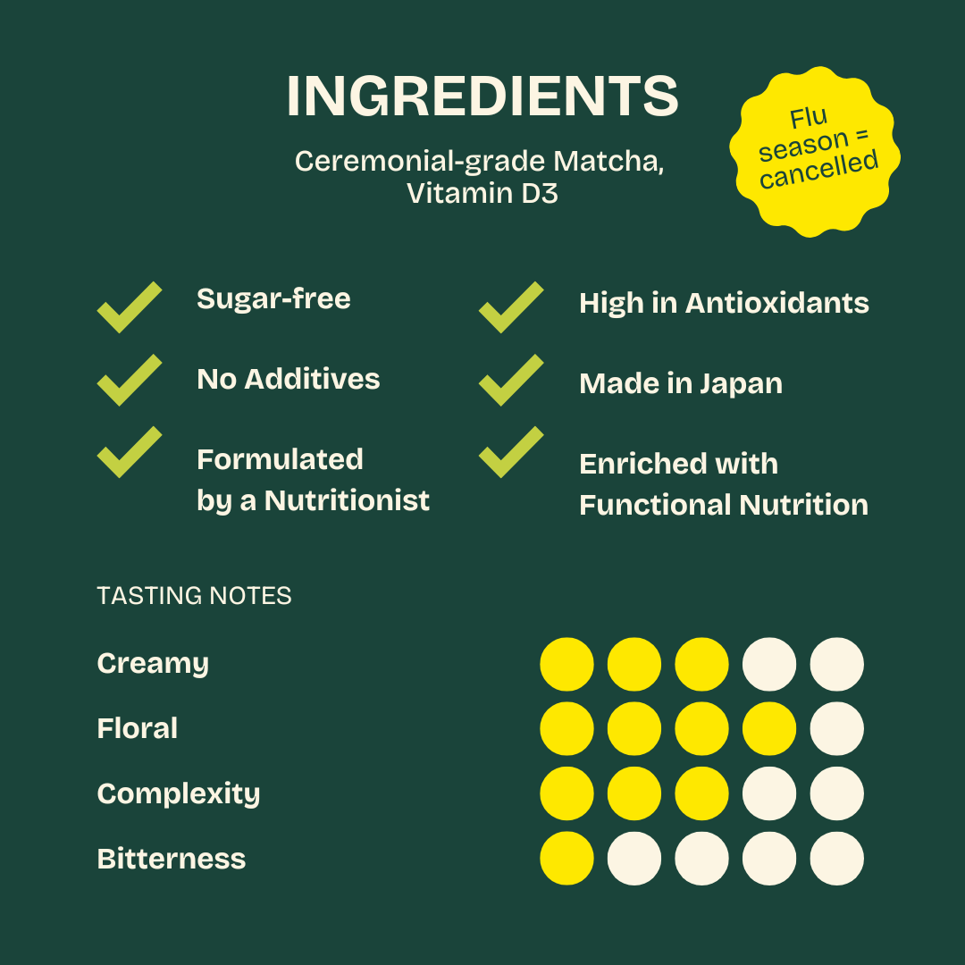 Matcha + Vitamin D (40g)