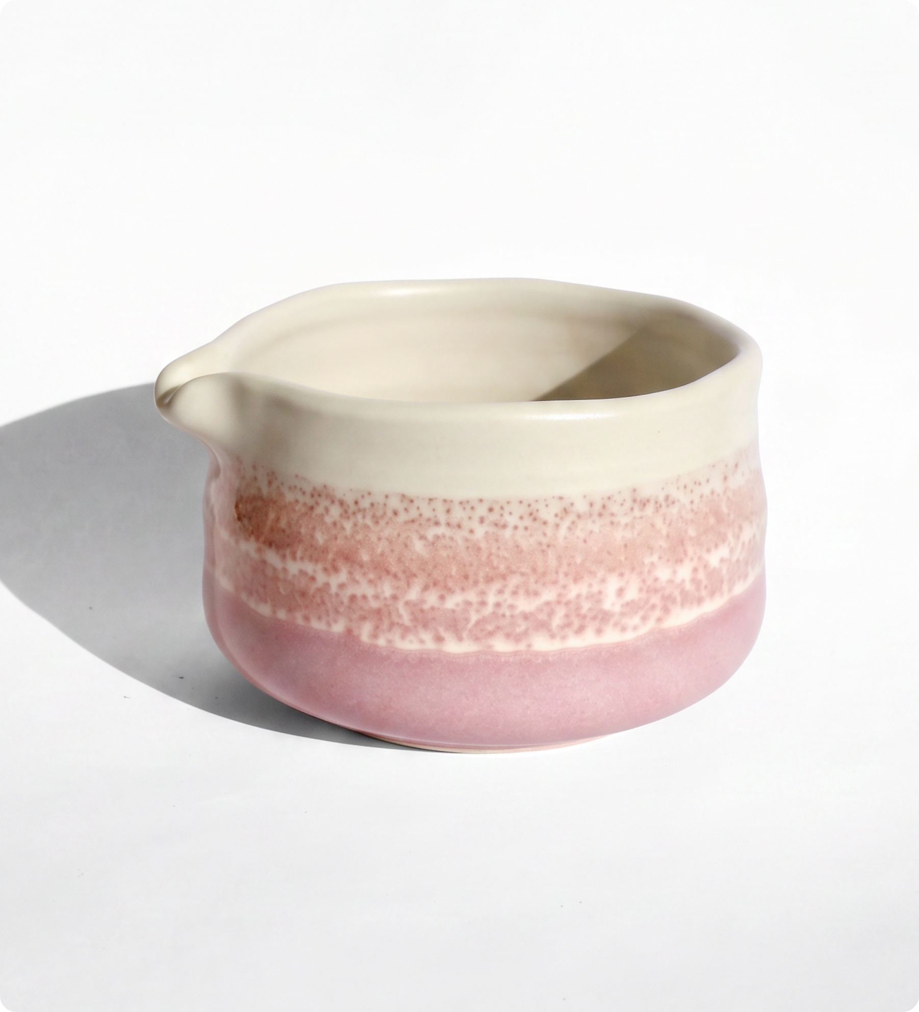 Pink Pomelo Ceramics Essentials: Matcha Bowl + Whisk Stand