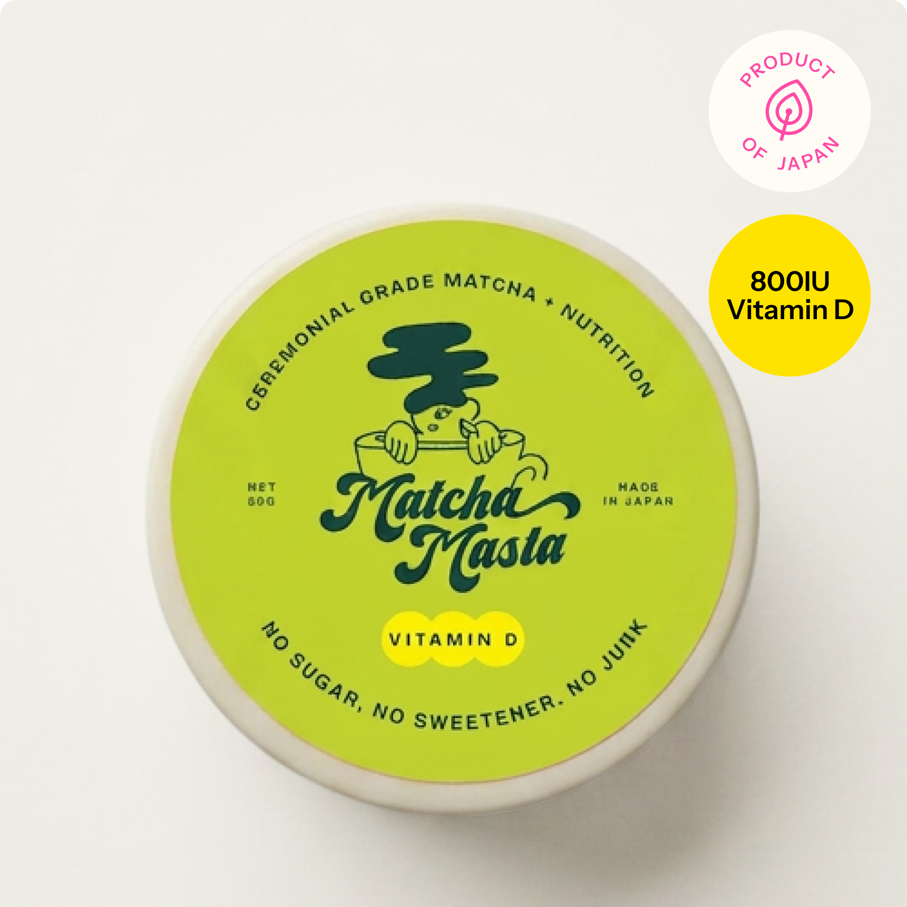 Matcha + Vitamin D (40g)