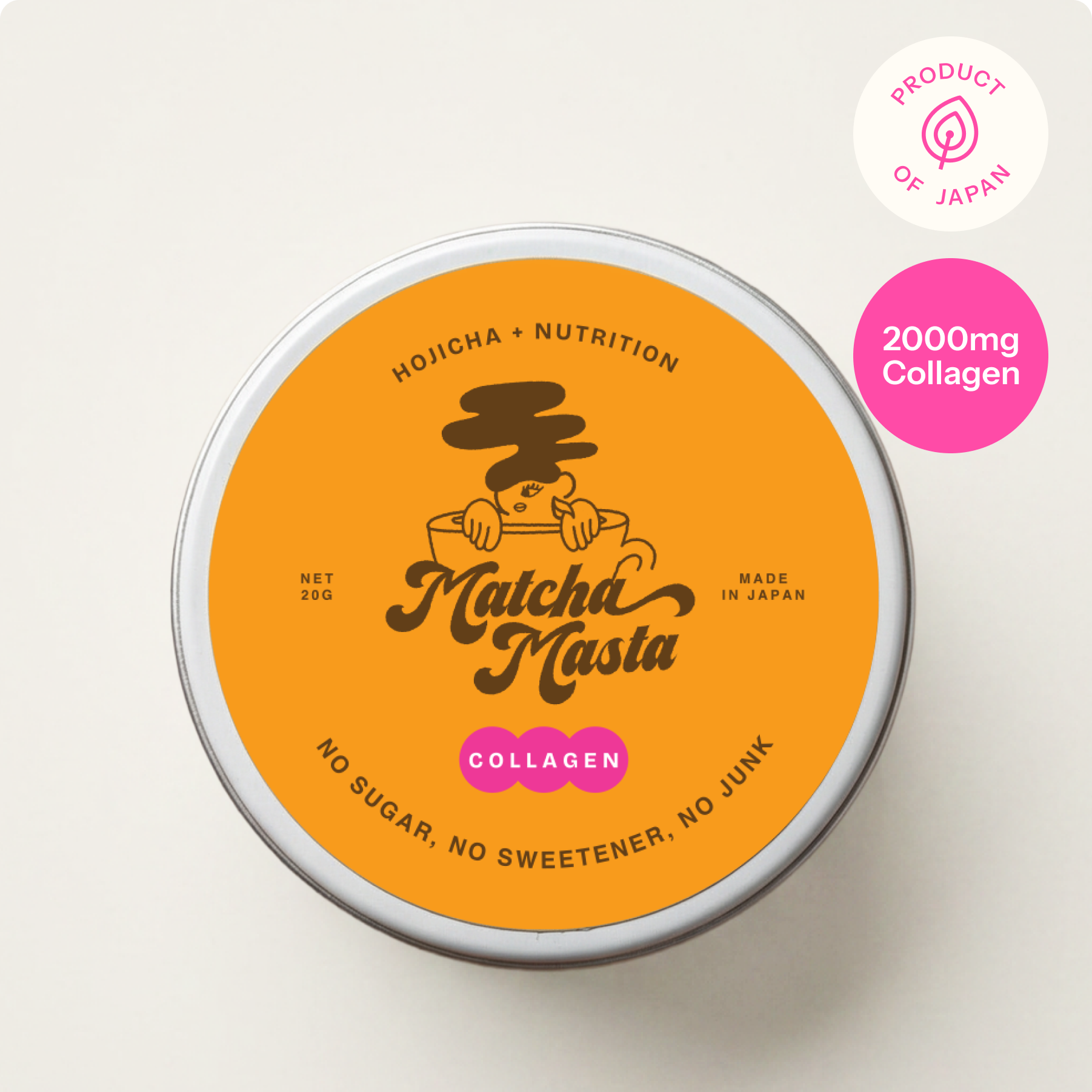 Hojicha + Collagen (40g)