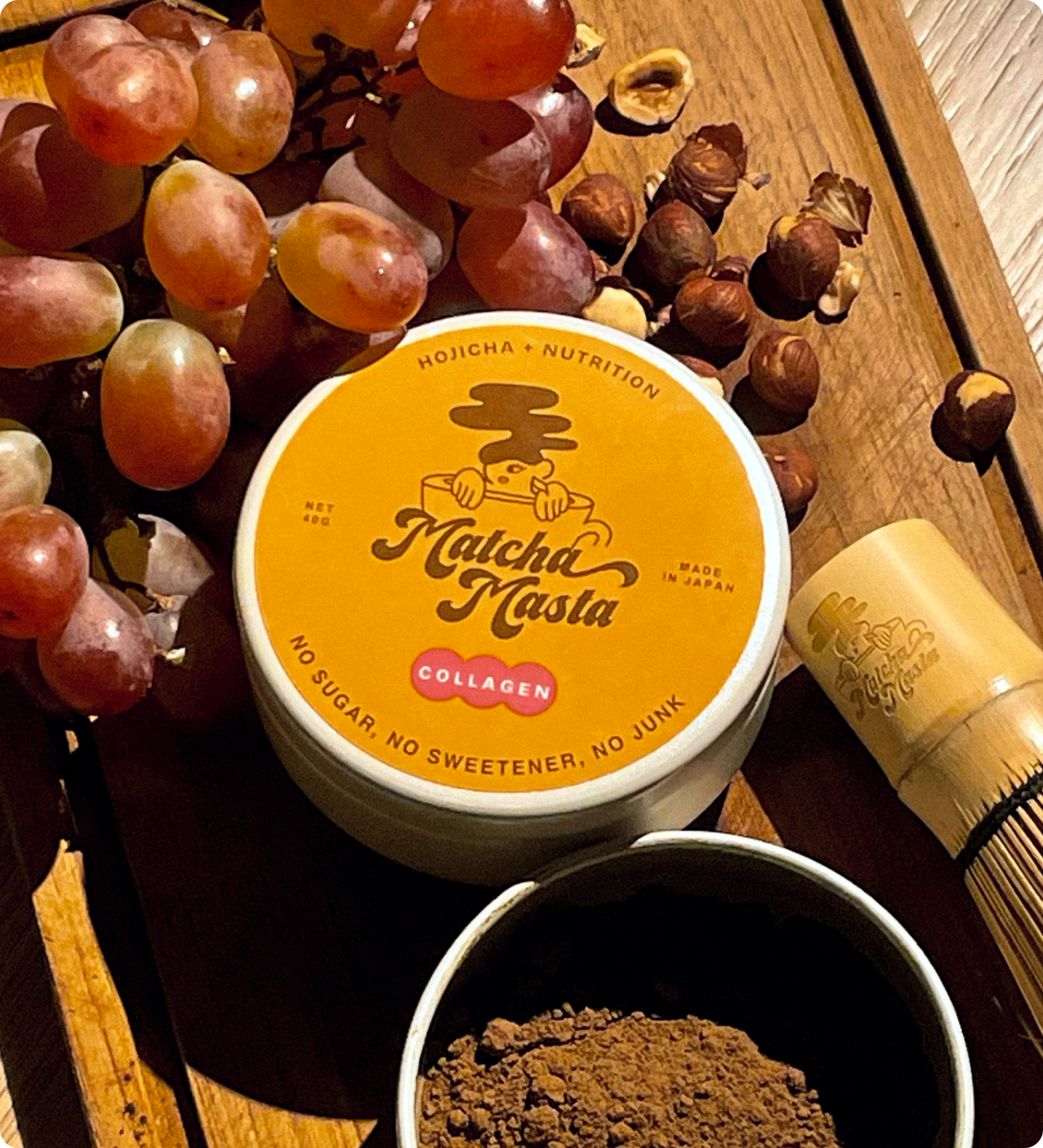 Hojicha + Collagen (40g)