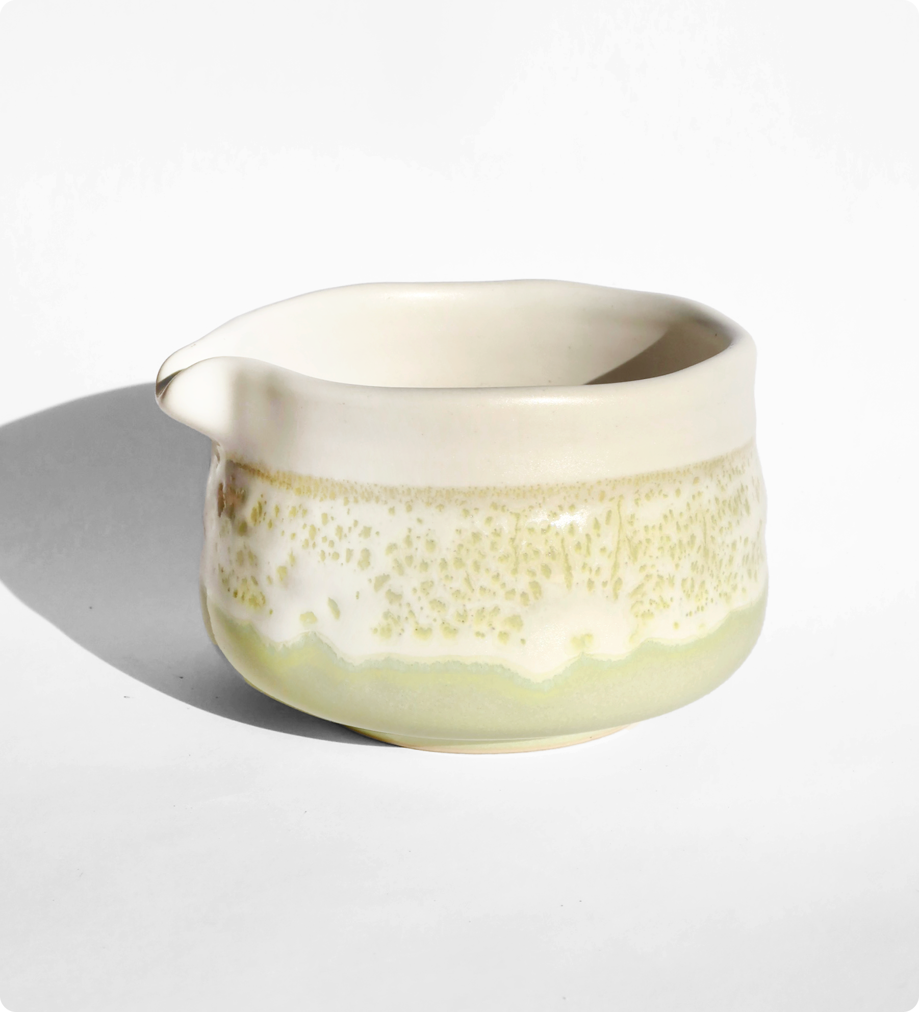 Lime Lush Ceramics Essentials: Matcha Bowl + Whisk Stand