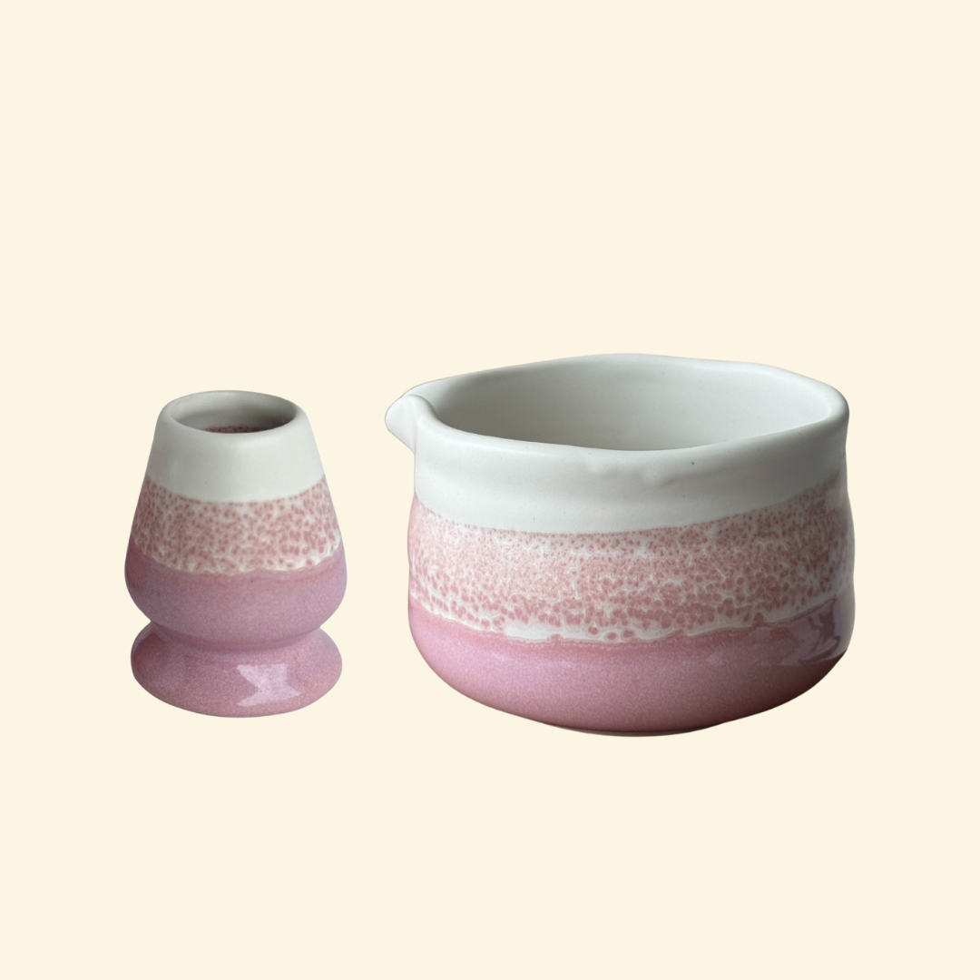 Matcha + Vitamin D 6-Piece Set: Pink Pomelo