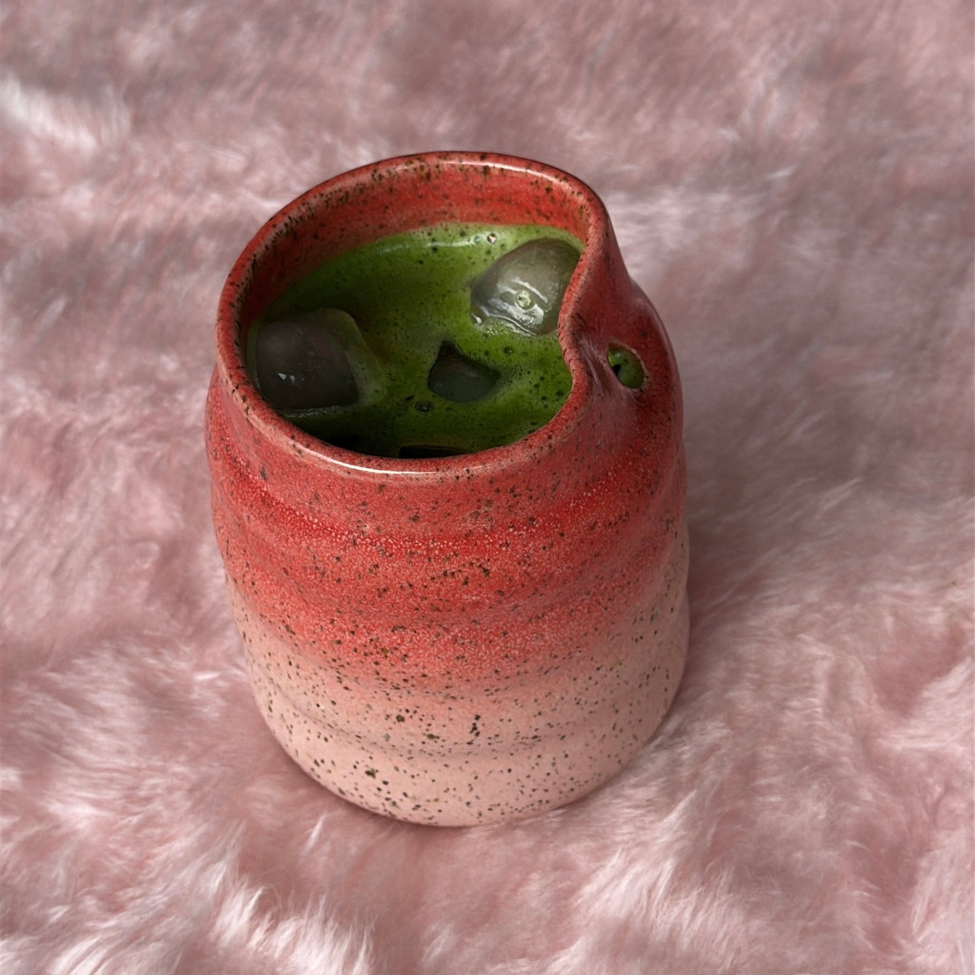 Iced Matcha Mug: Pink Collection