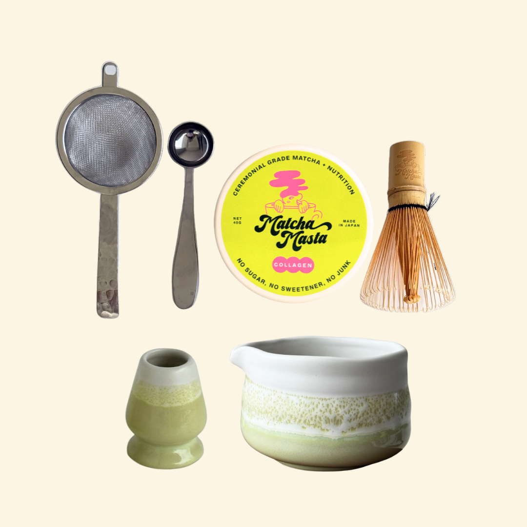 Matcha + Collagen 6-Piece Set: Lime Lush