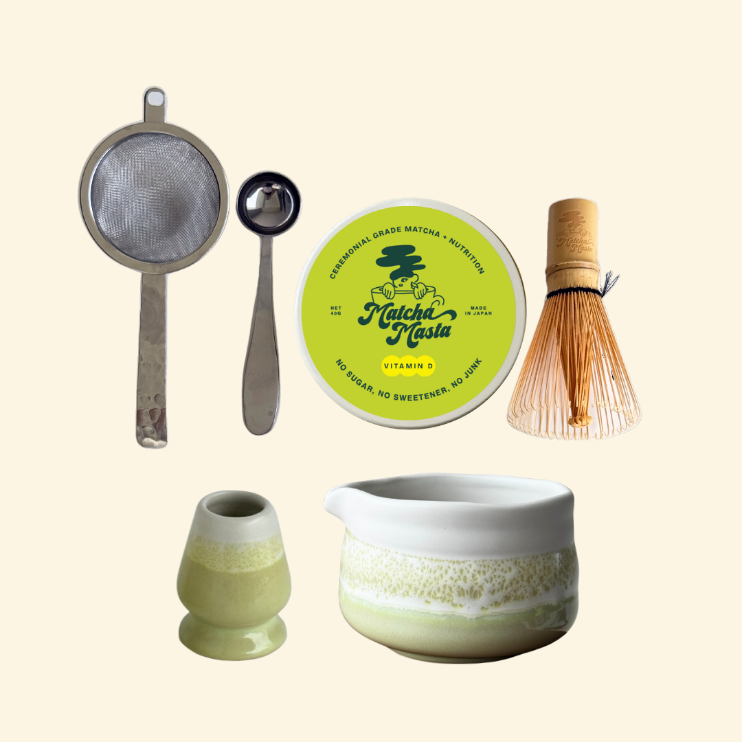 Matcha + Vitamin D 6-Piece Set: Lime Lush