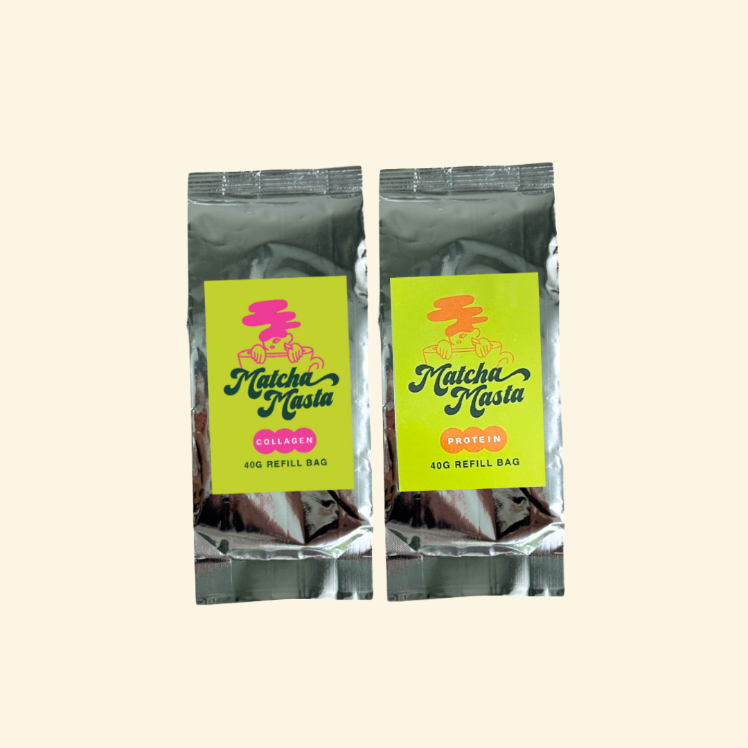 The Duo Matcha Refill Bag Bundle (40g x2)