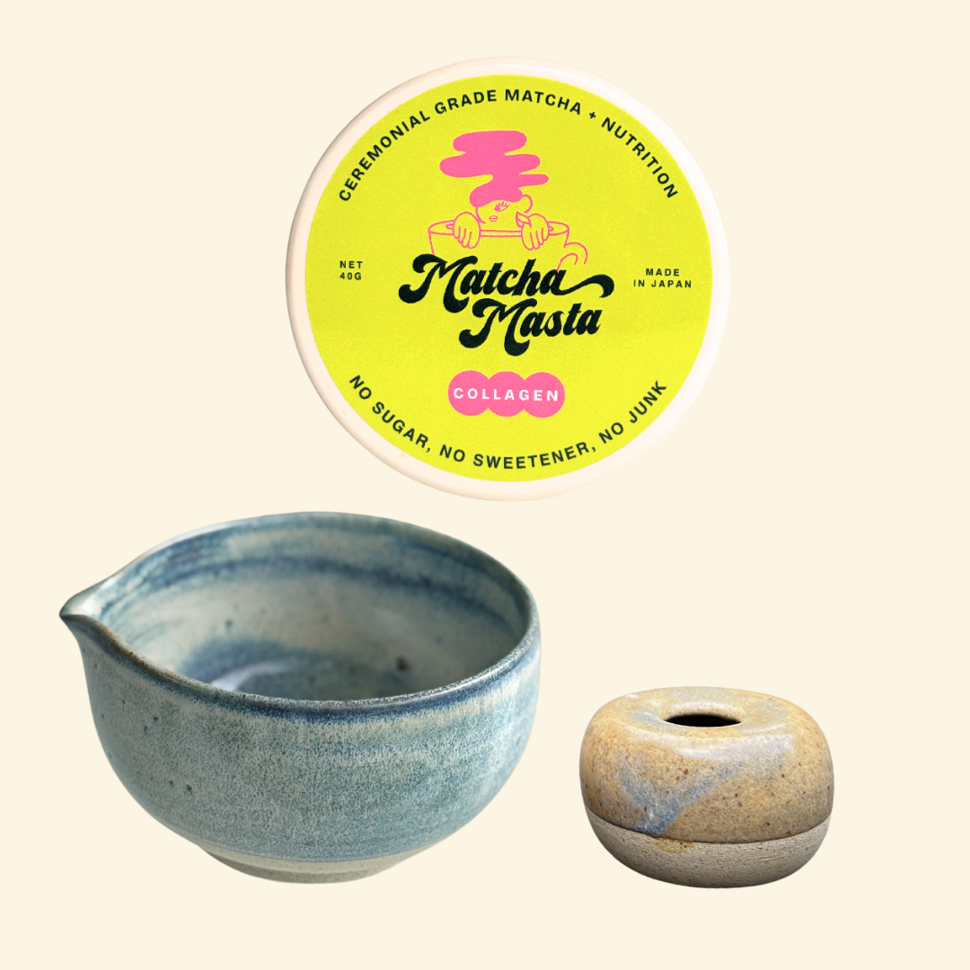 Matcha + Collagen 3-Piece Set: Denim Collection