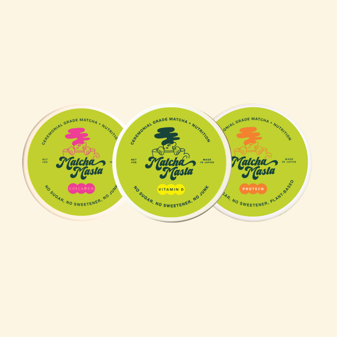 Core Matcha Trio: Beauty, Strength, Immunity